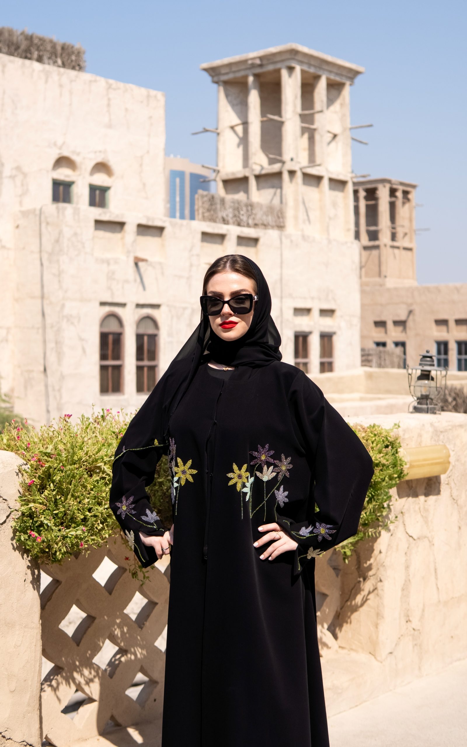 DSC08066 Haya bloom abaya - Image 1