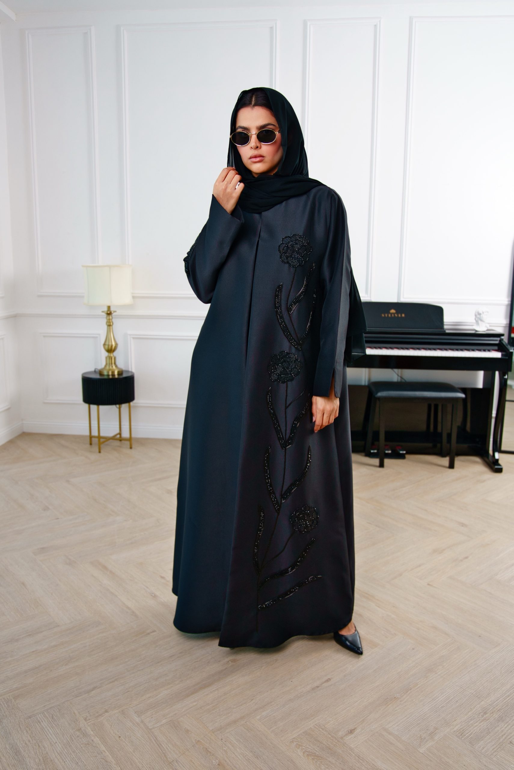 dsc09425 Black pearl abaya - Image 1